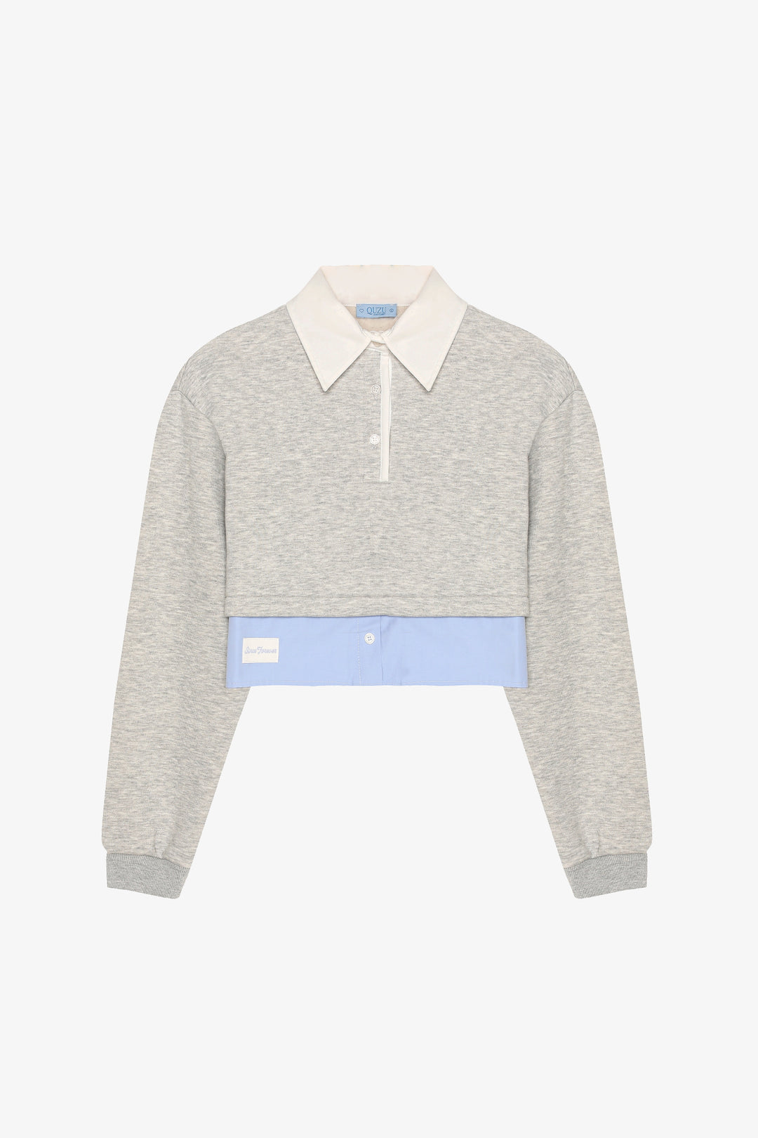 Gömlek Garnili Polo Yaka Sweatshirt Grimelanj