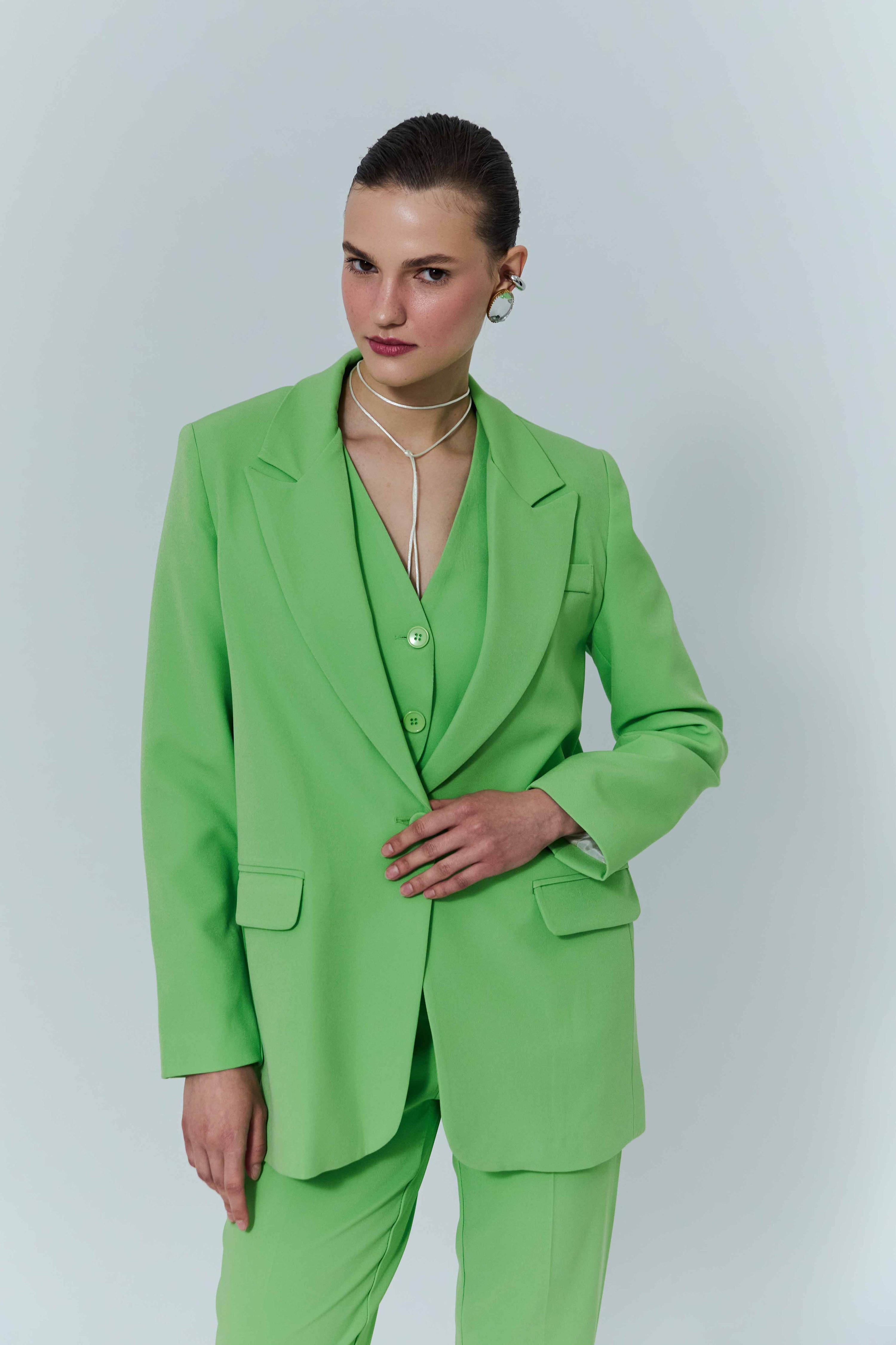 Blazer Jacket Green