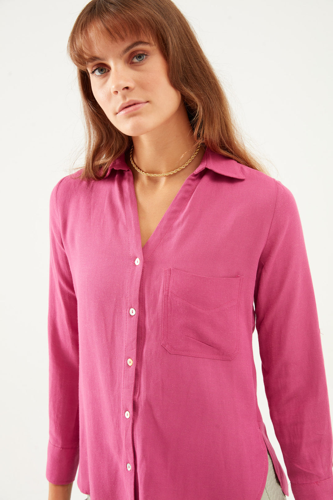 Keten Gömlek Orkide