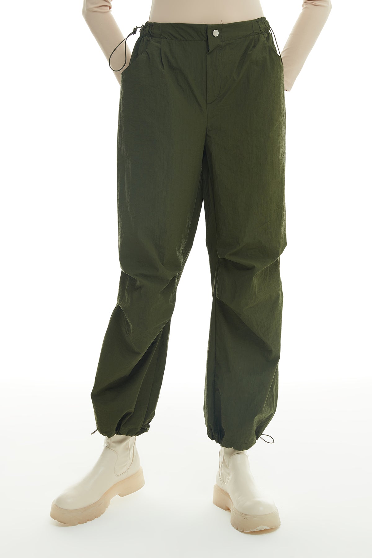 Parachute Jogger Pants Khaki