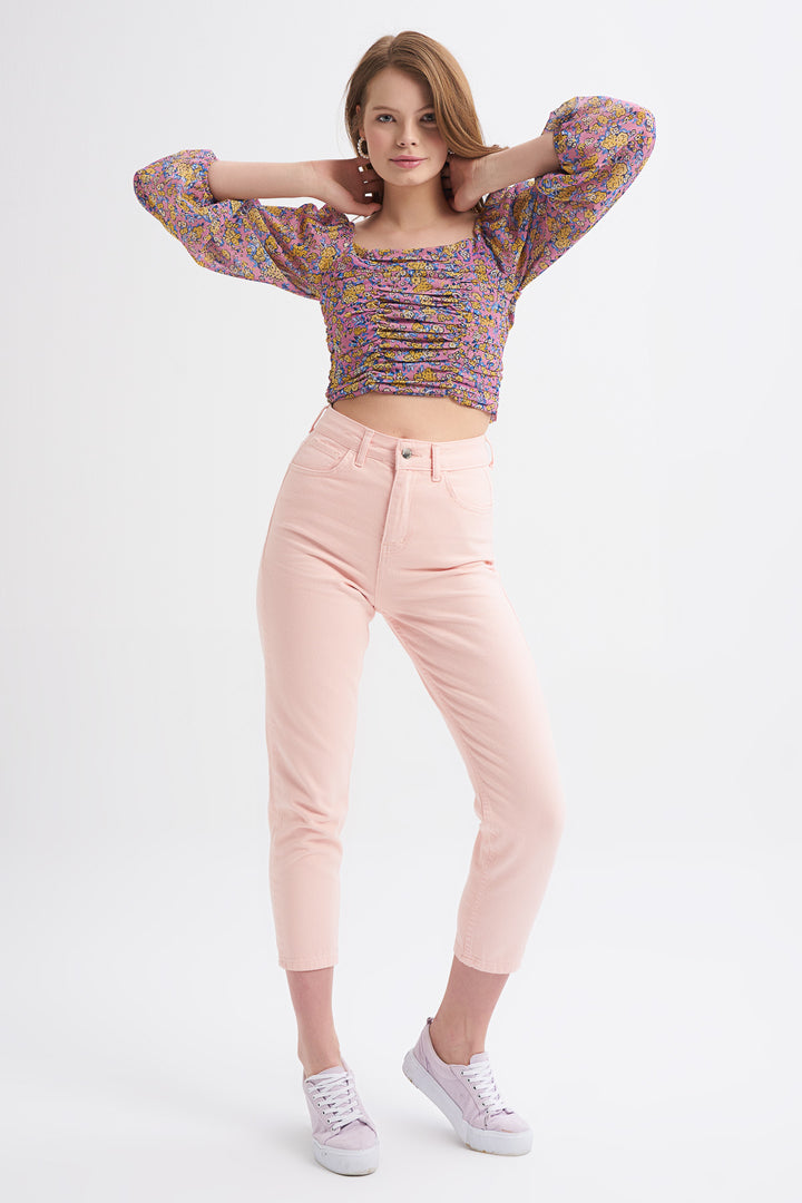 Gabardine Mom Jean Powder