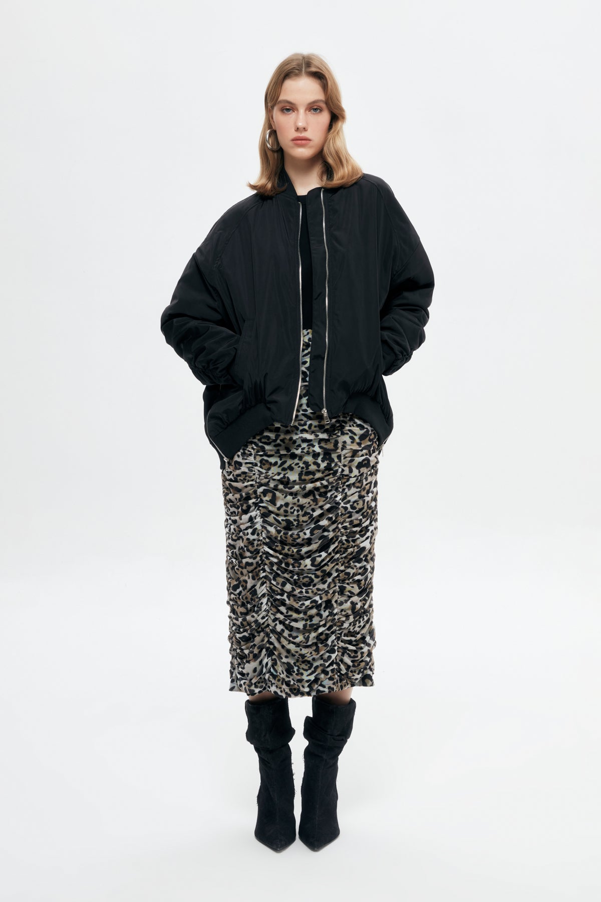 Oversize Puffer Jacket Black