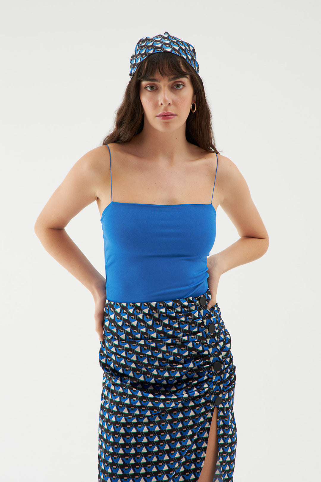 Askılı Bodysuit Sax