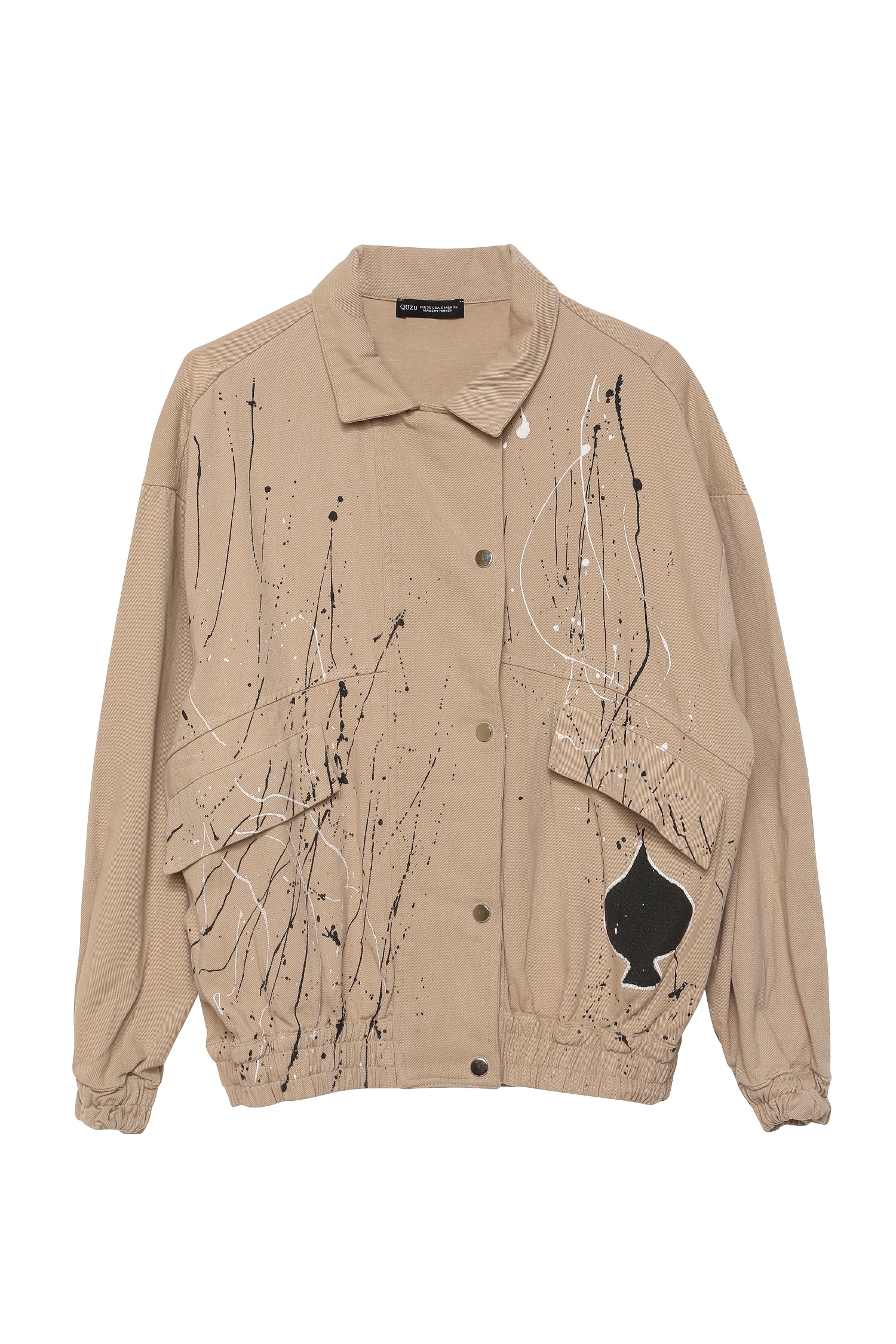 Pocket Oversized Jacket Beige