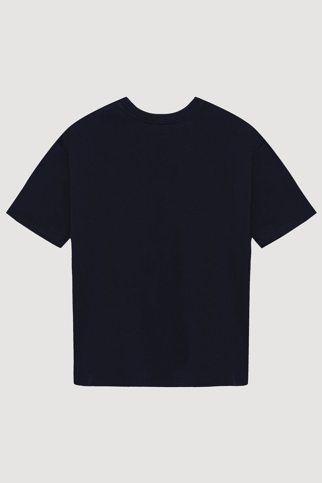 Oversize Basic Tişört Lacivert