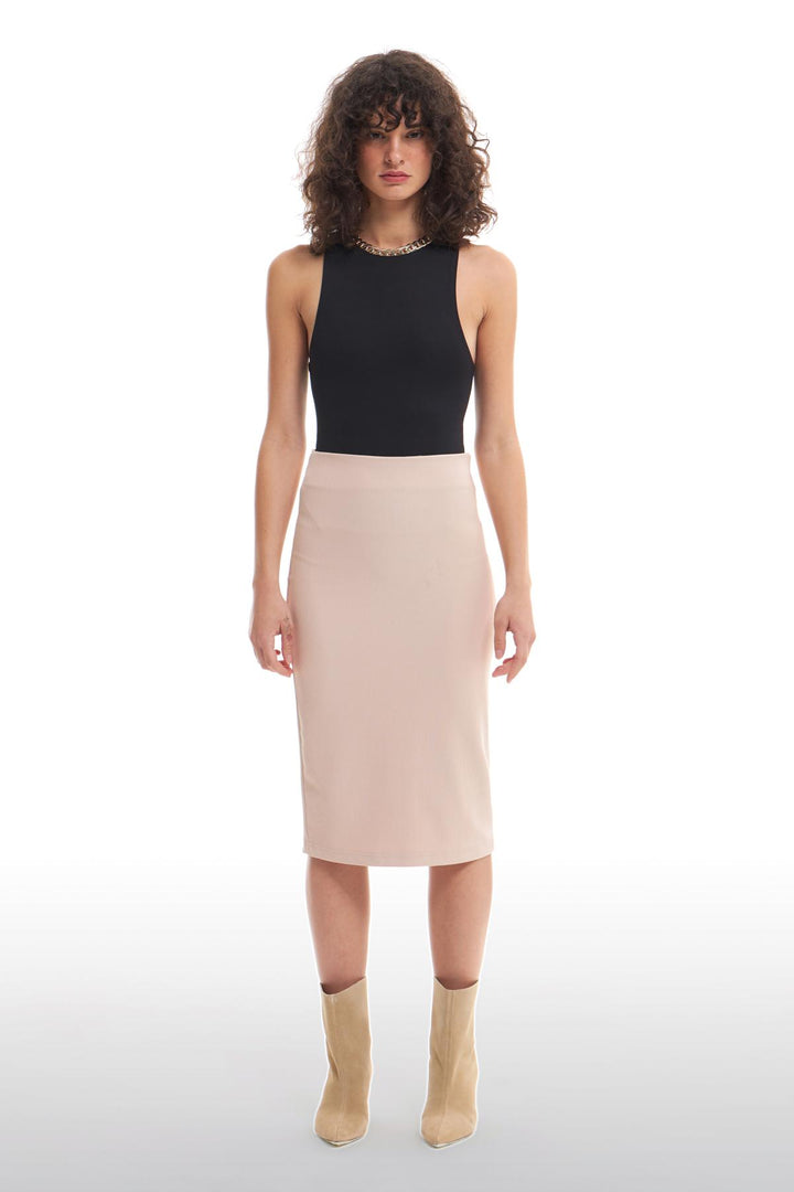 Midi Skirt Beige