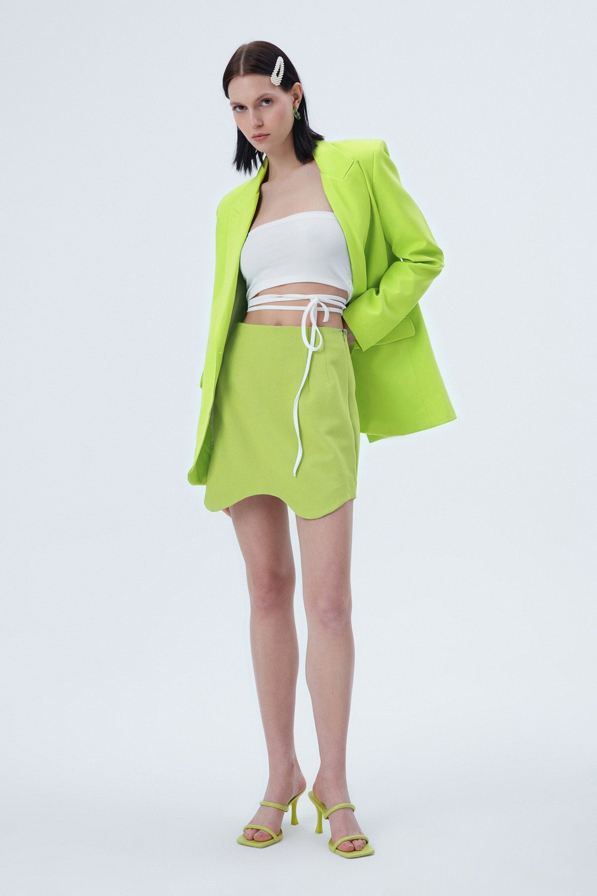 Blazer Jacket Neon Green