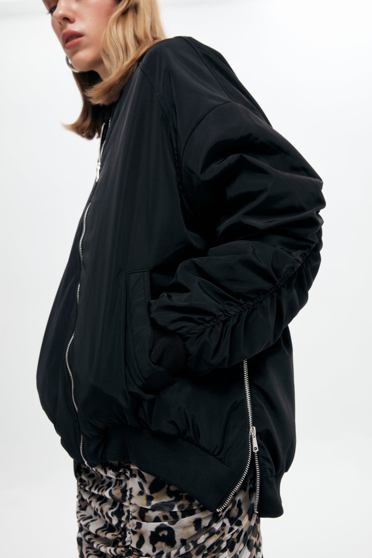 Oversize Puffer Jacket Black