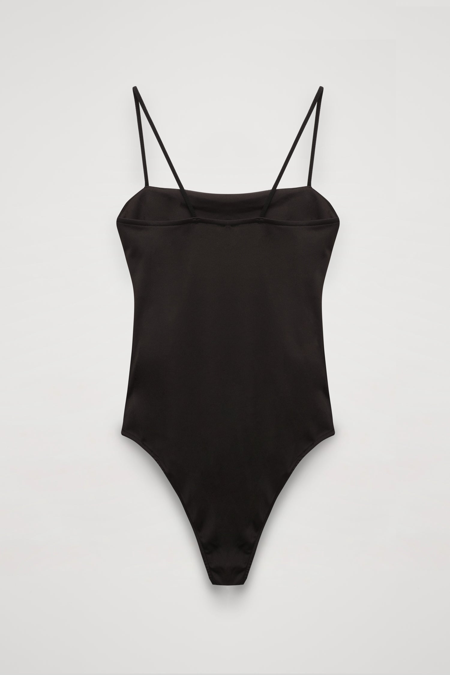 Slim Strap Bodysuit Black