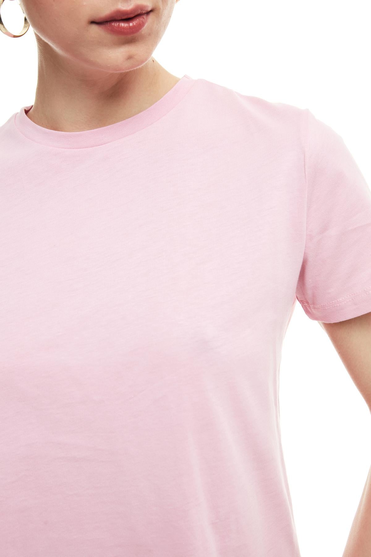 Short Sleeve Basic T-Shirt Pink