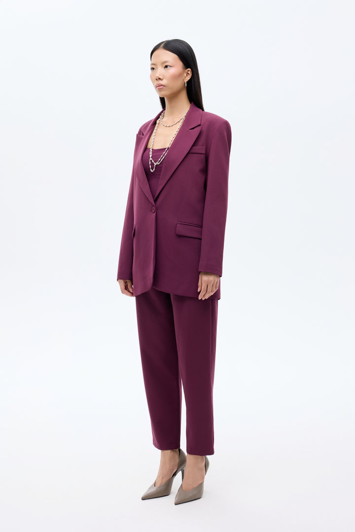 Blazer Ceket Mürdüm