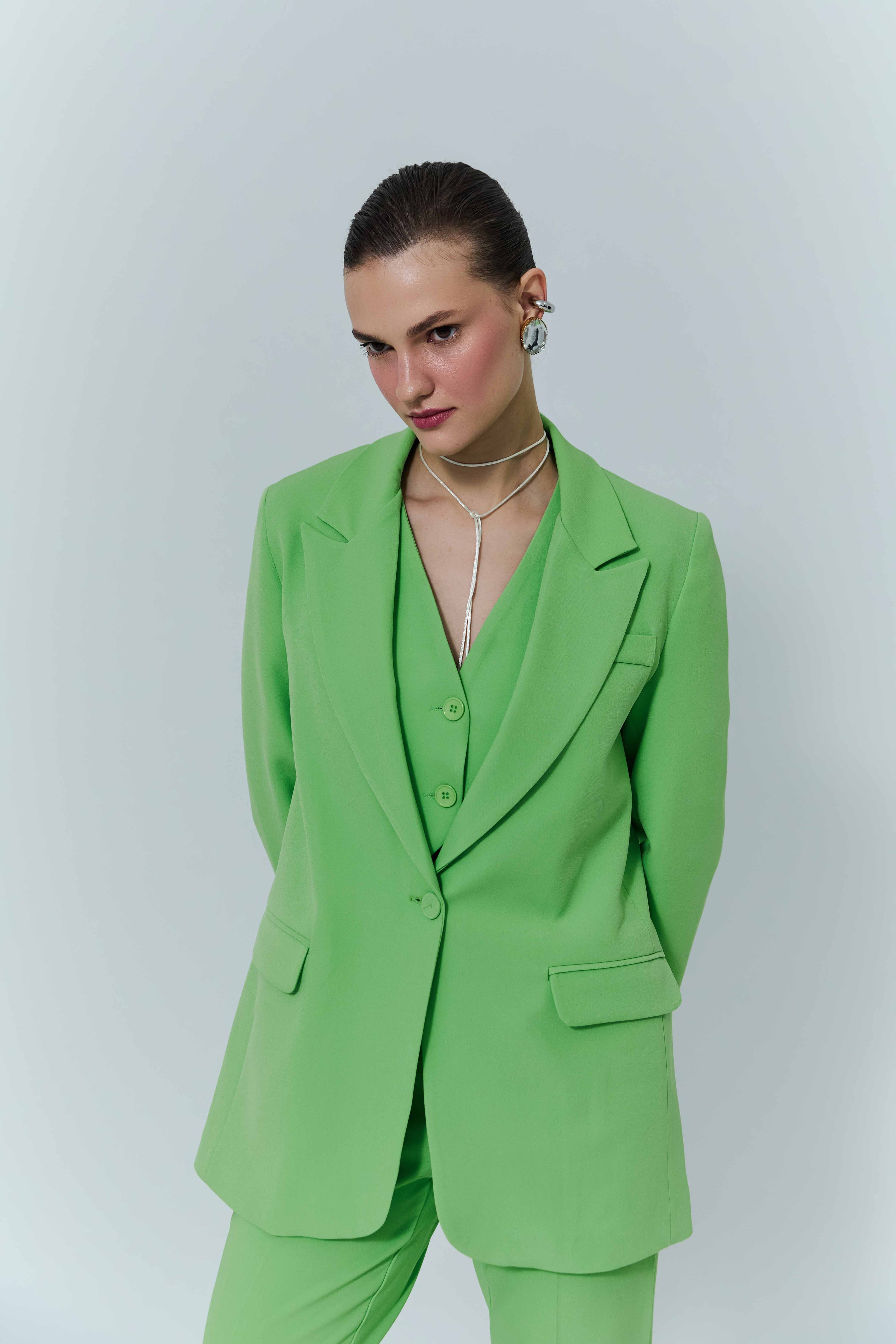 Blazer Jacket Green