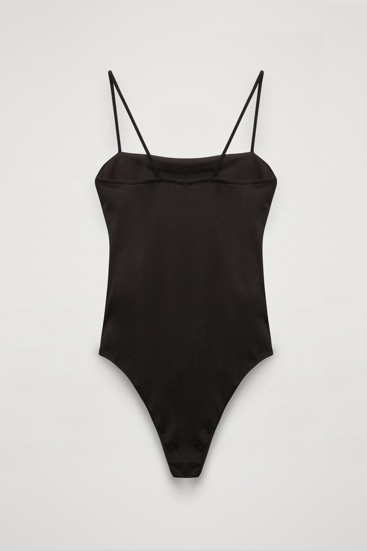 Askılı Bodysuit Siyah