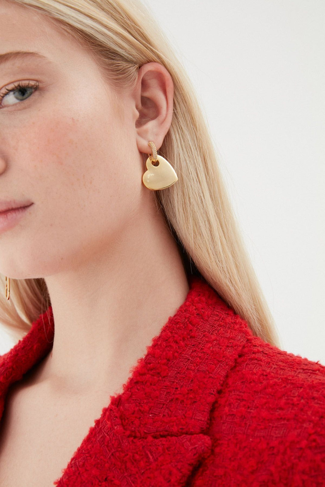 Stone Earring Set Gold