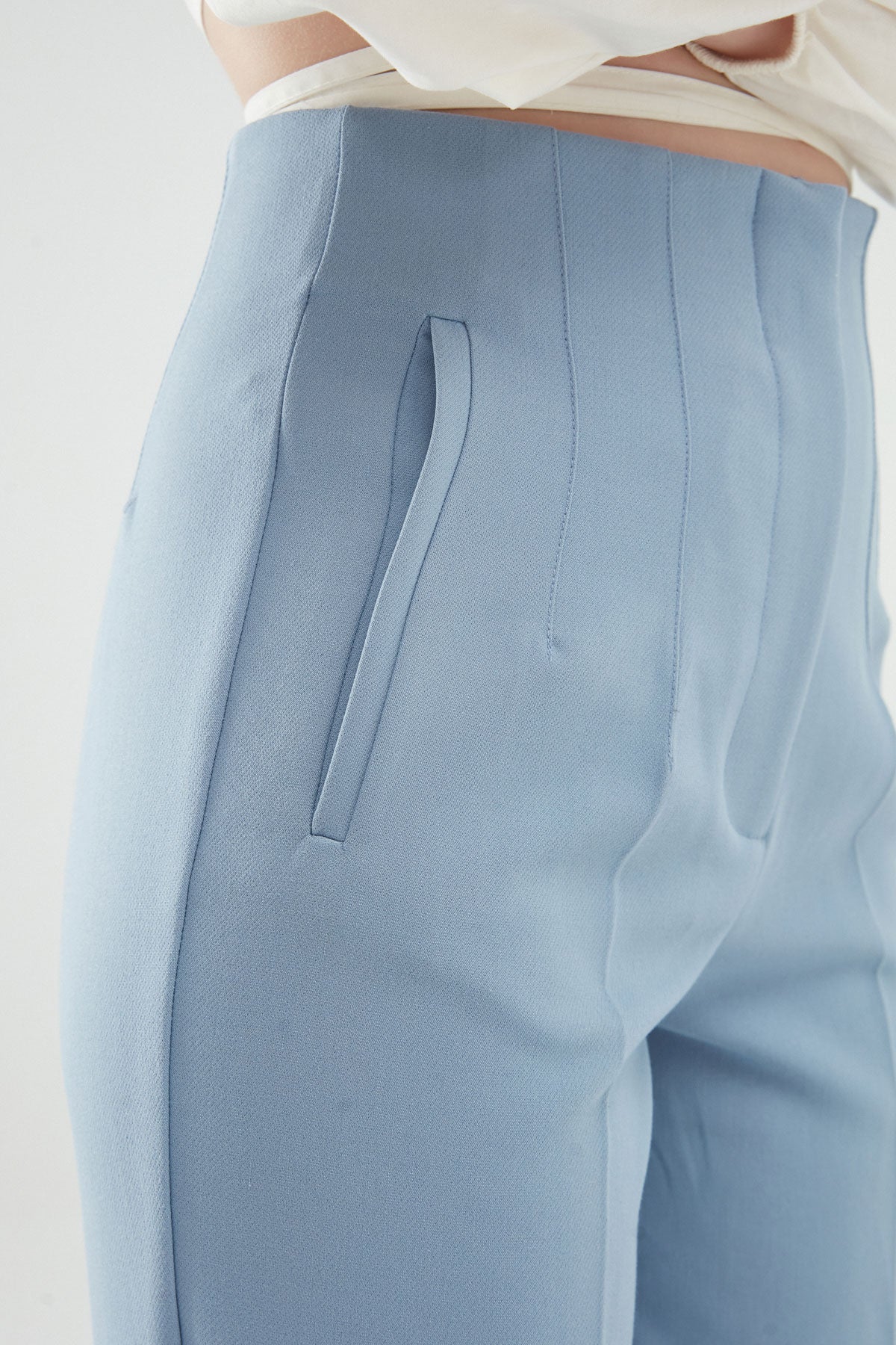 Pliers Detailed Trousers Blue