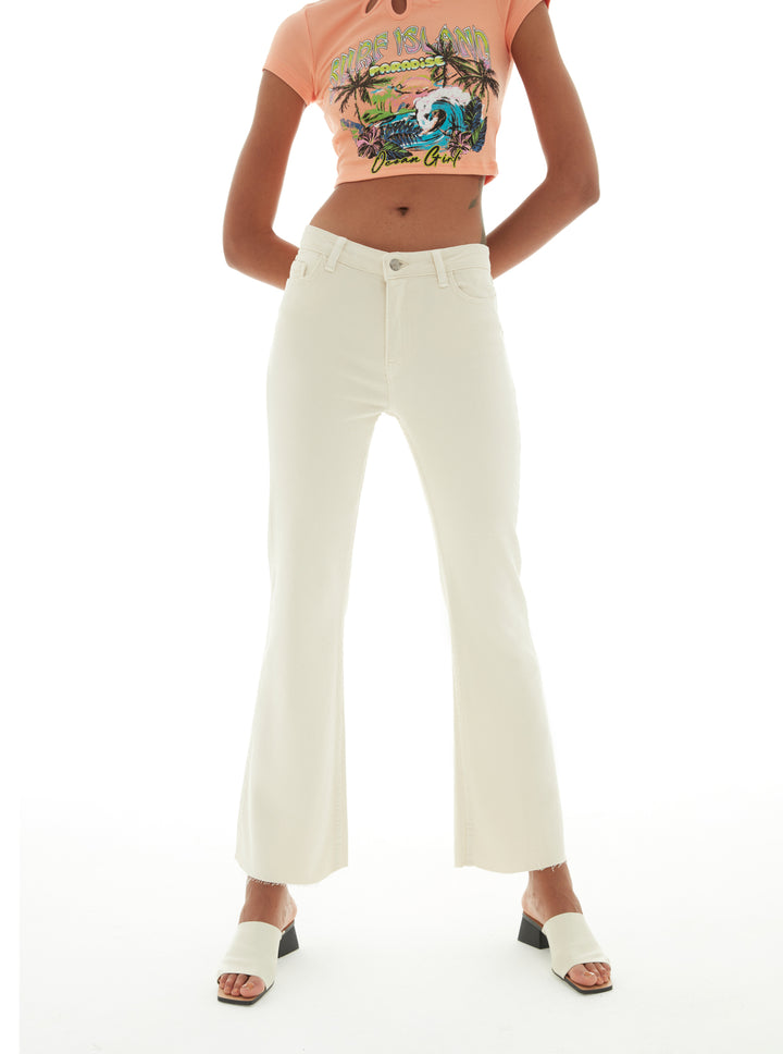 Spanish Leg Jeans Bone