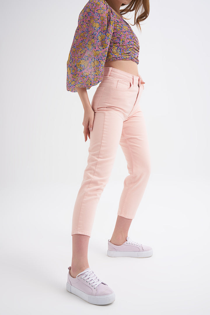 Gabardine Mom Jean Powder