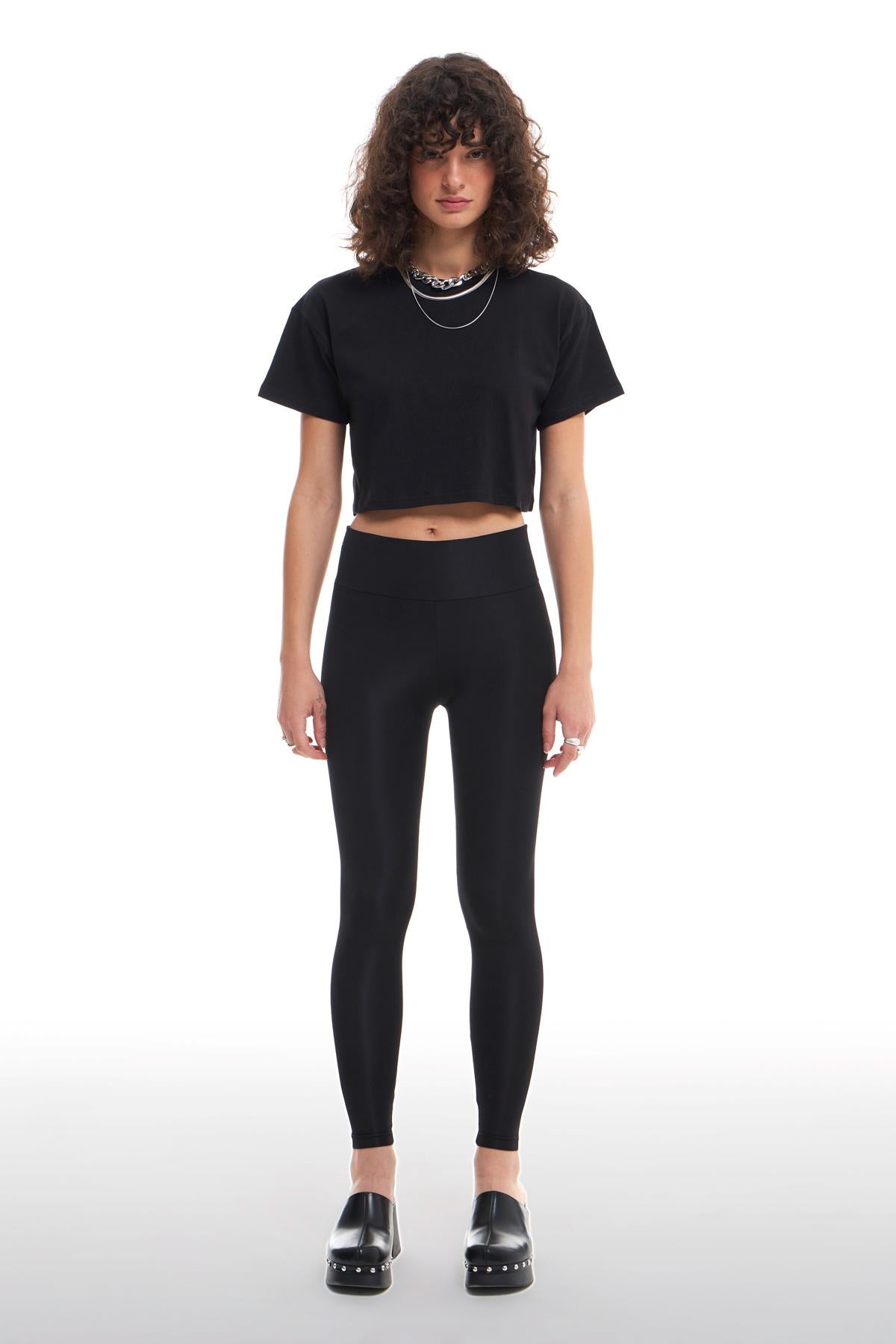 Basic Crop T-Shirt Black