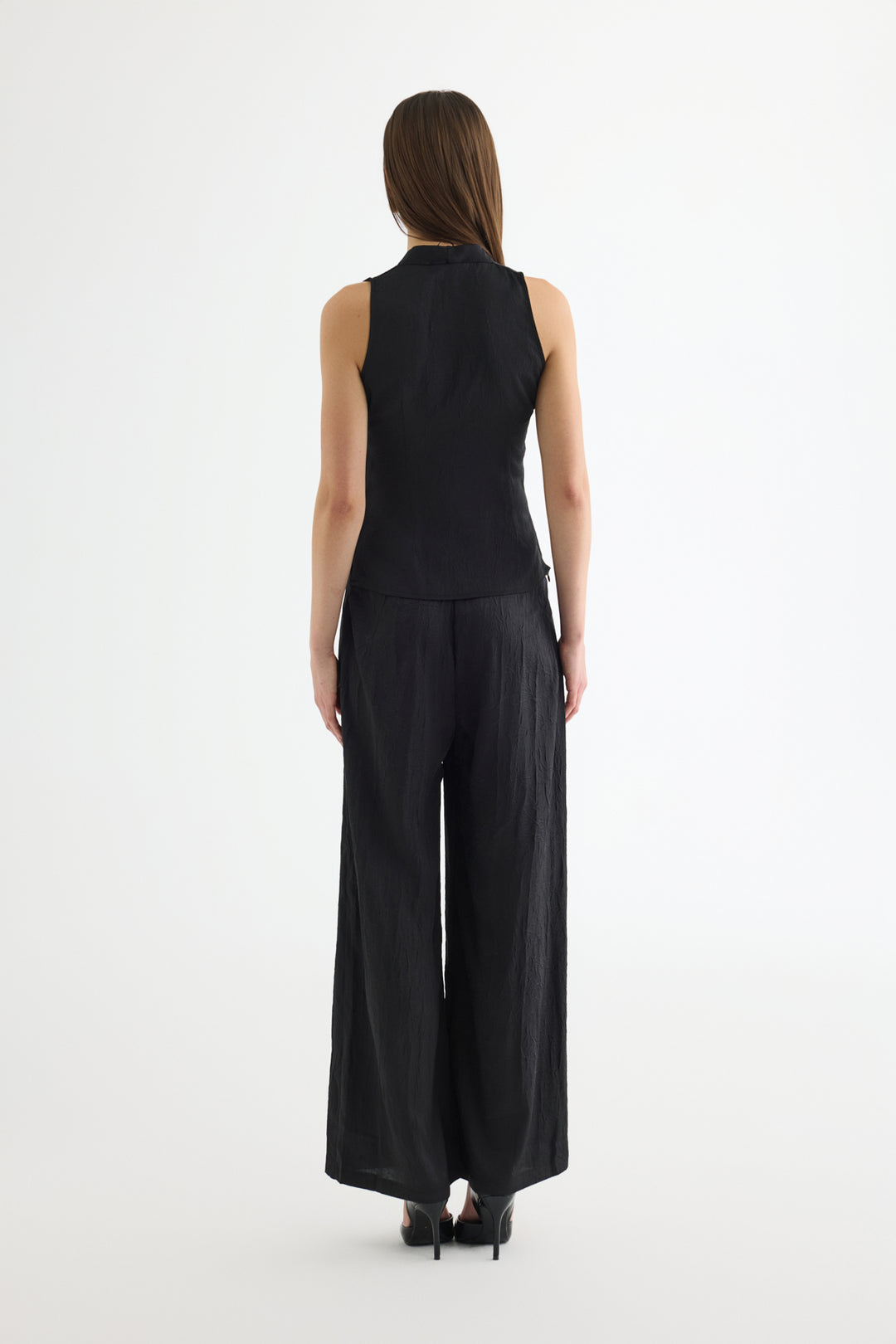 Toka Aksesuarlı Anvelop Bluz Siyah