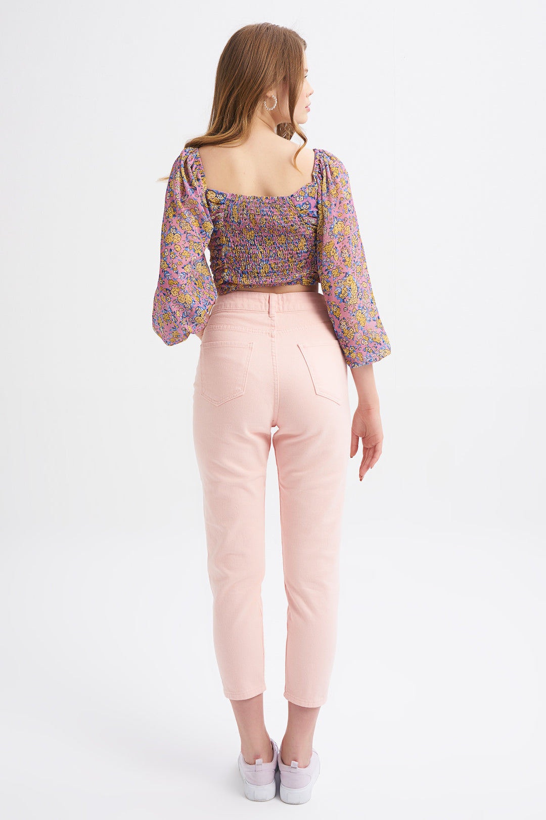 Gabardine Mom Jean Powder