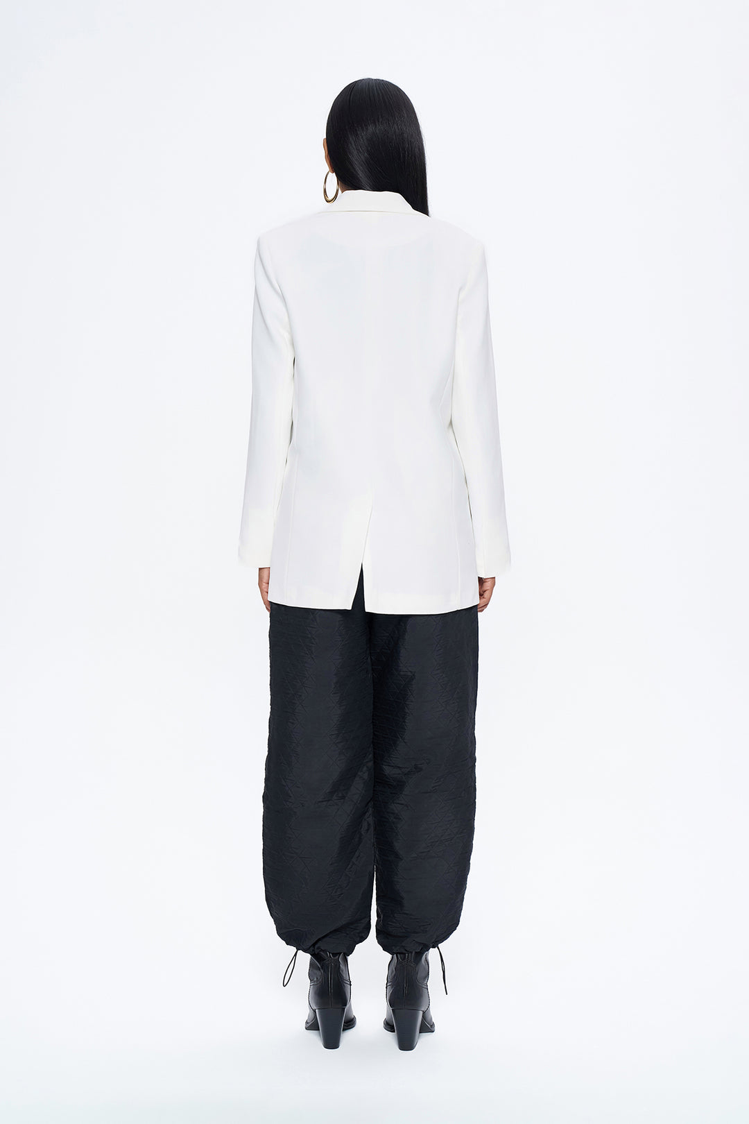 Blazer Ceket Ekru