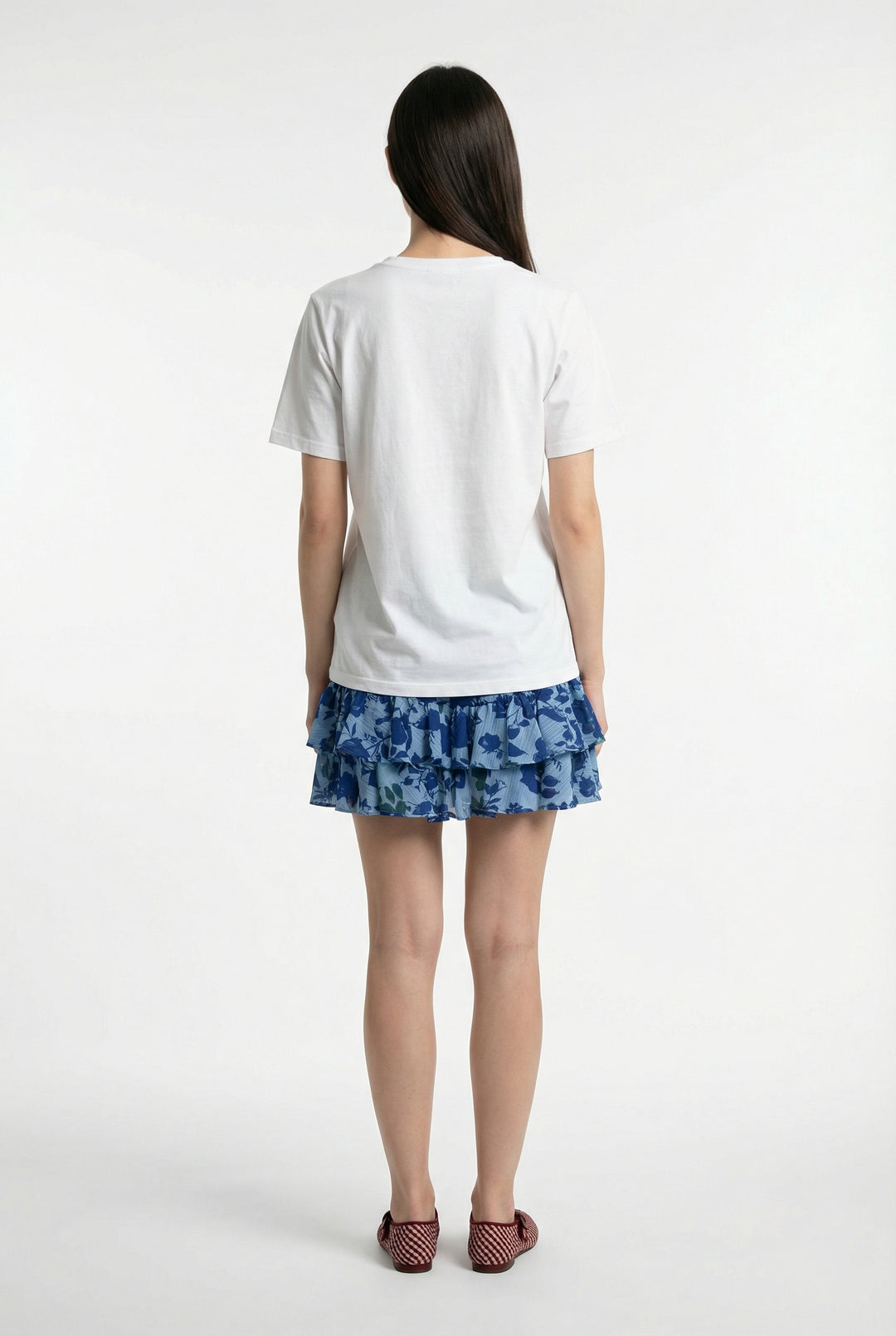 Istakoz Nakışlı Oversize Tişört Ekru