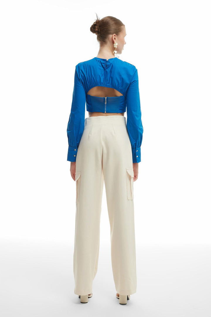 Bol Paça Kargo Pantolon Kemik