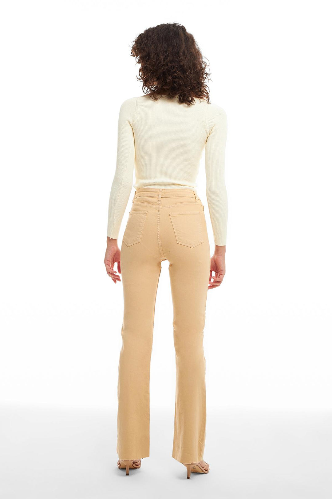 Spanish Leg Jeans Beige