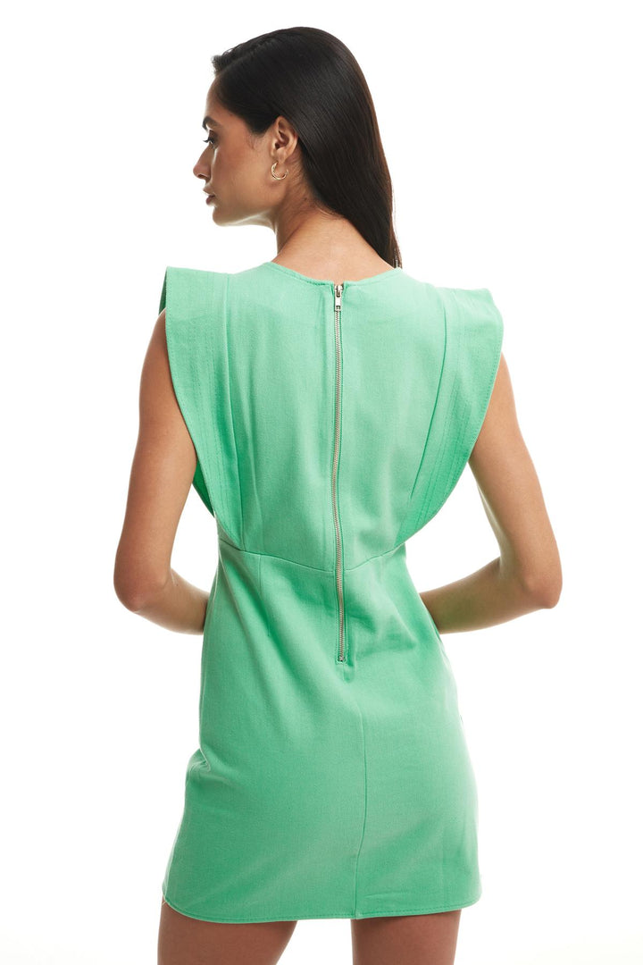 Flywheel Gabardine Dress Apple Mint