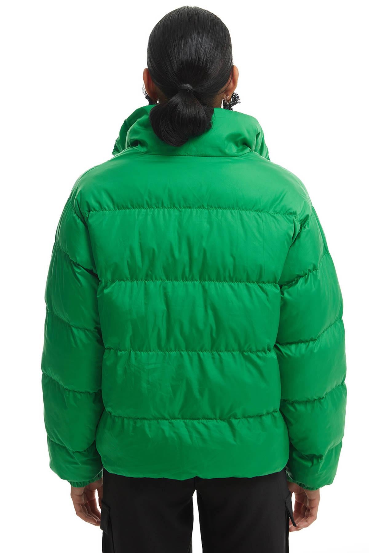 Short Down Jacket Green