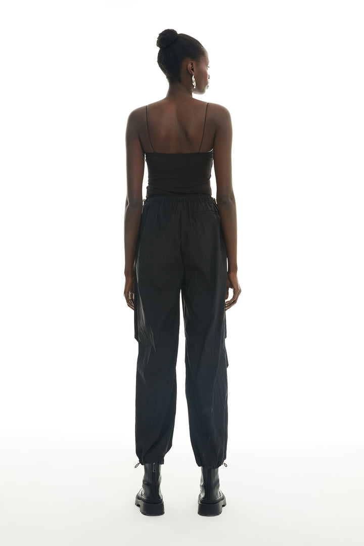 Paraşüt Jogger Pantolon Siyah