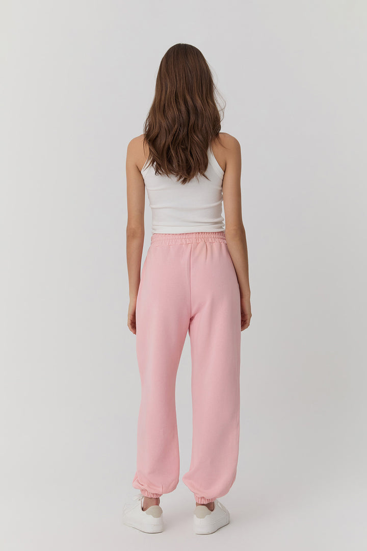 Cepli Jogger Eşofman Altı Pembe
