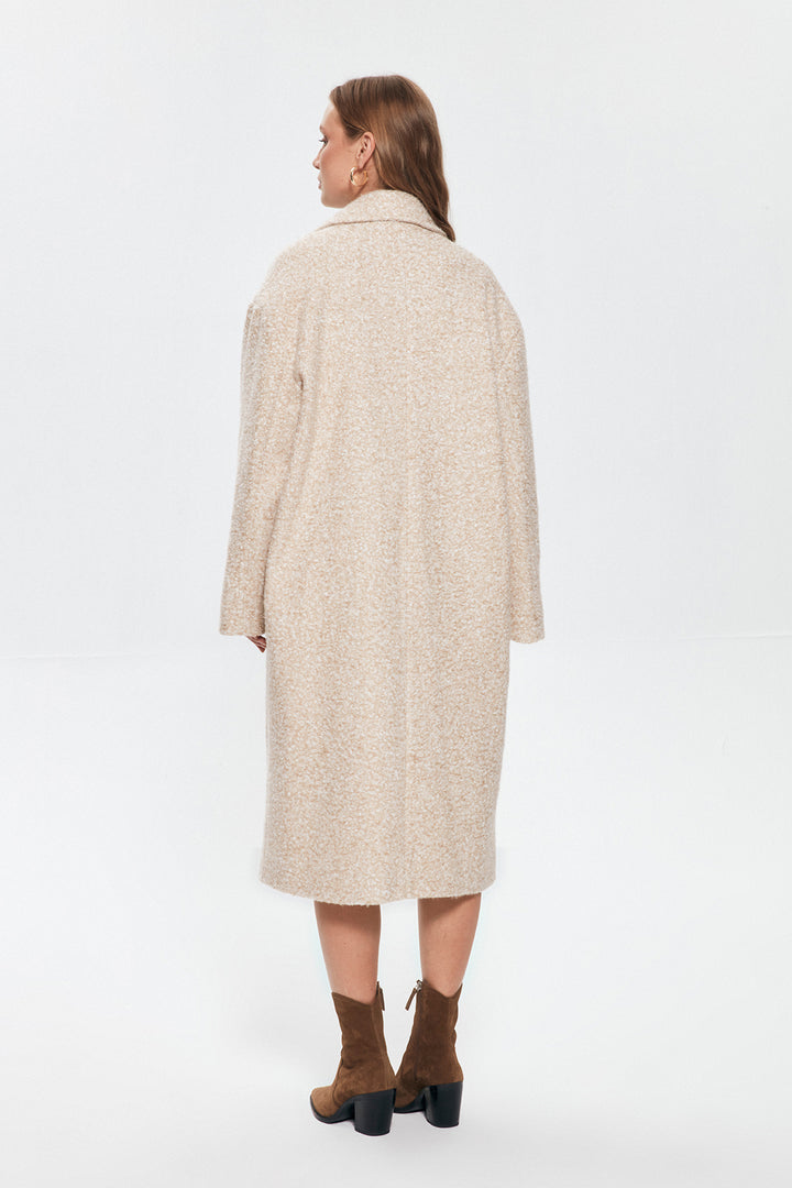 Rhinestone Oversize Coat Stone