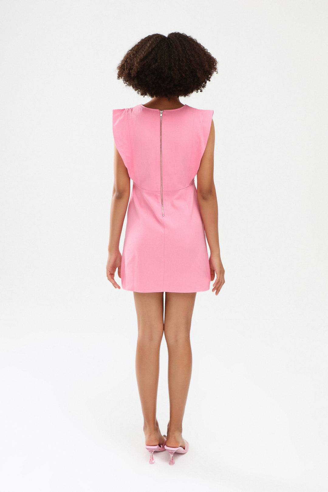 Flywheel Gabardine Dress Candy Pink