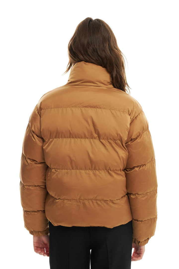 Short Inflatable Coat Camel