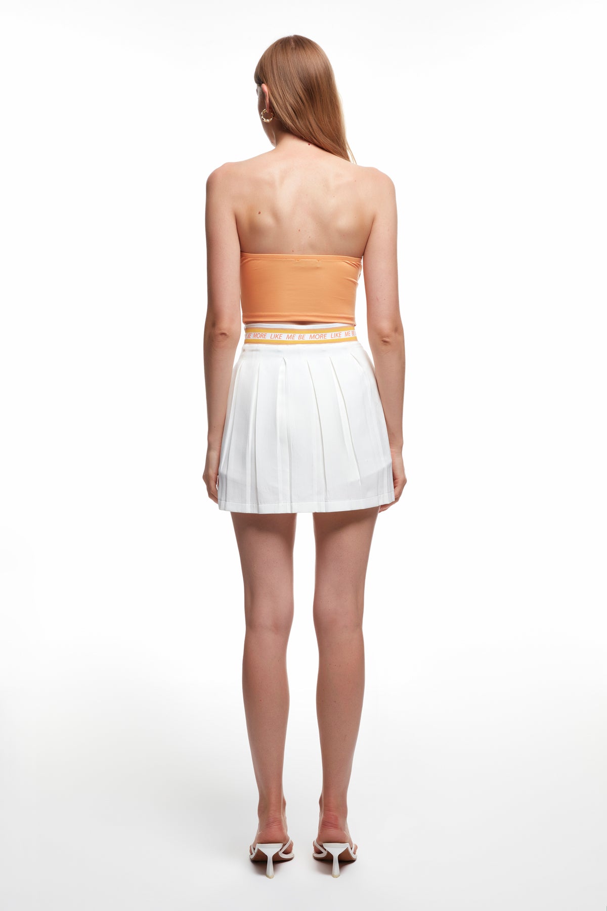 Low-Cut Bustier Bustier Orange