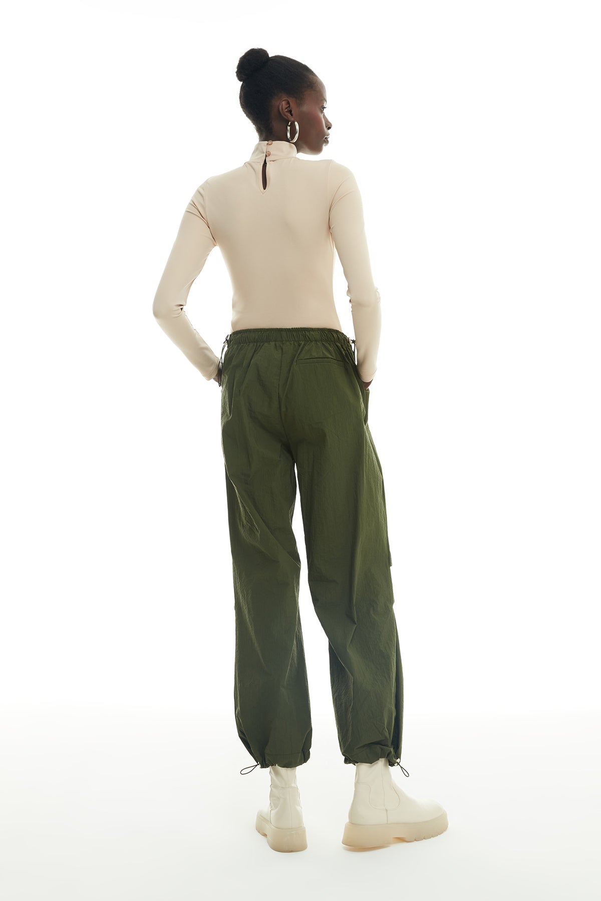 Parachute Jogger Pants Khaki