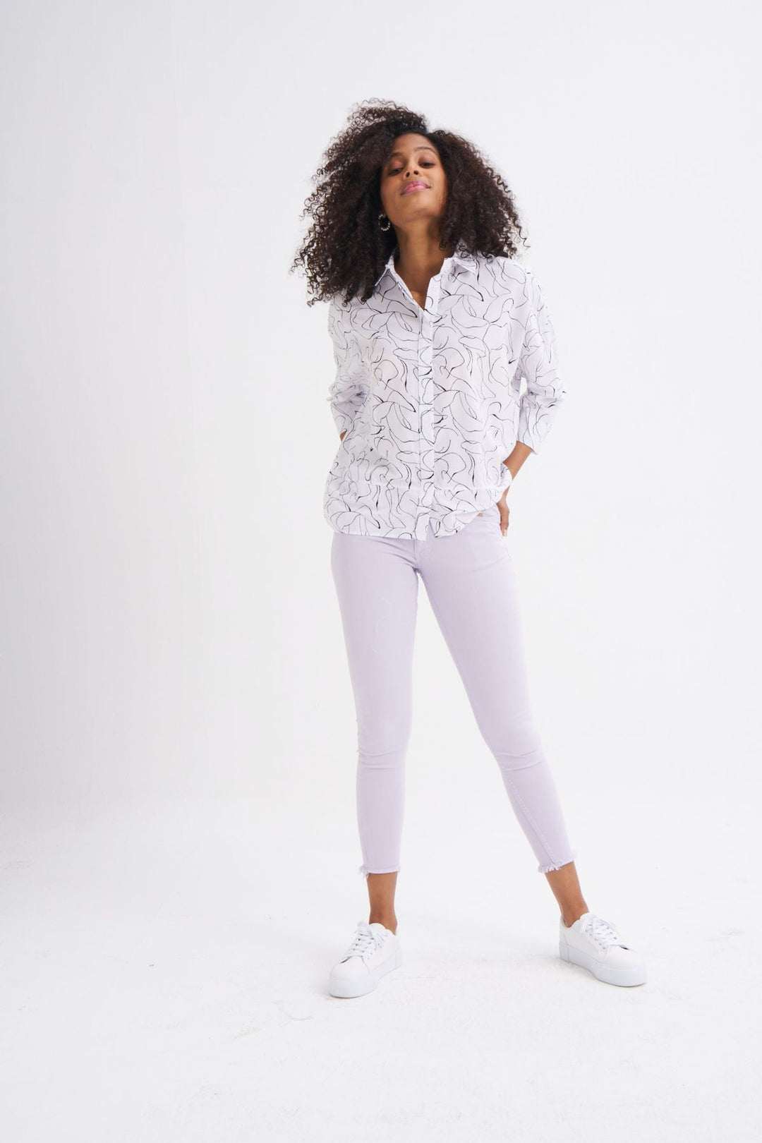 Cepli Skinny Pantolon Lila