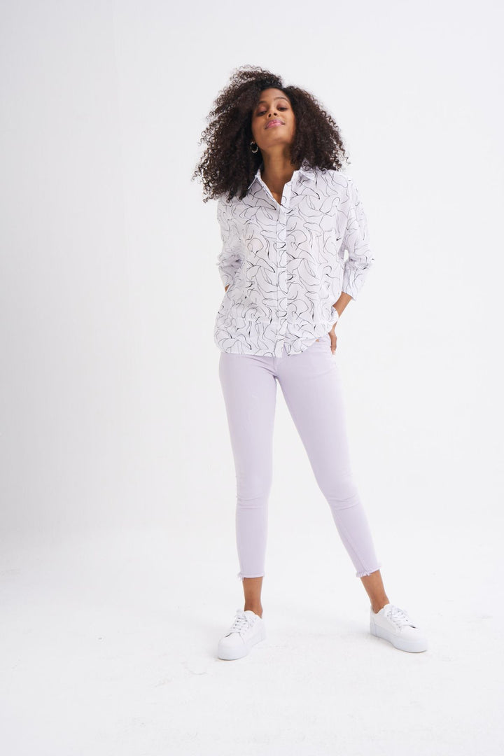 Cepli Skinny Pantolon Lila