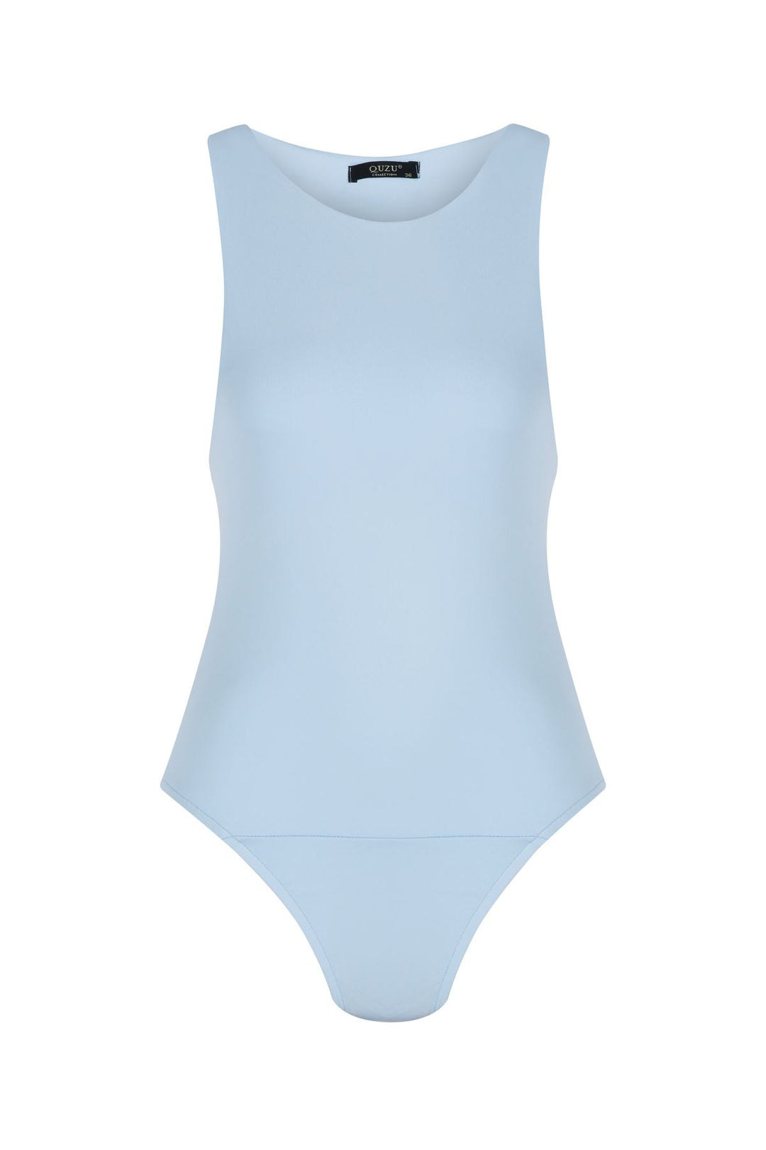 Halter Neck Bodysuit Baby Blue