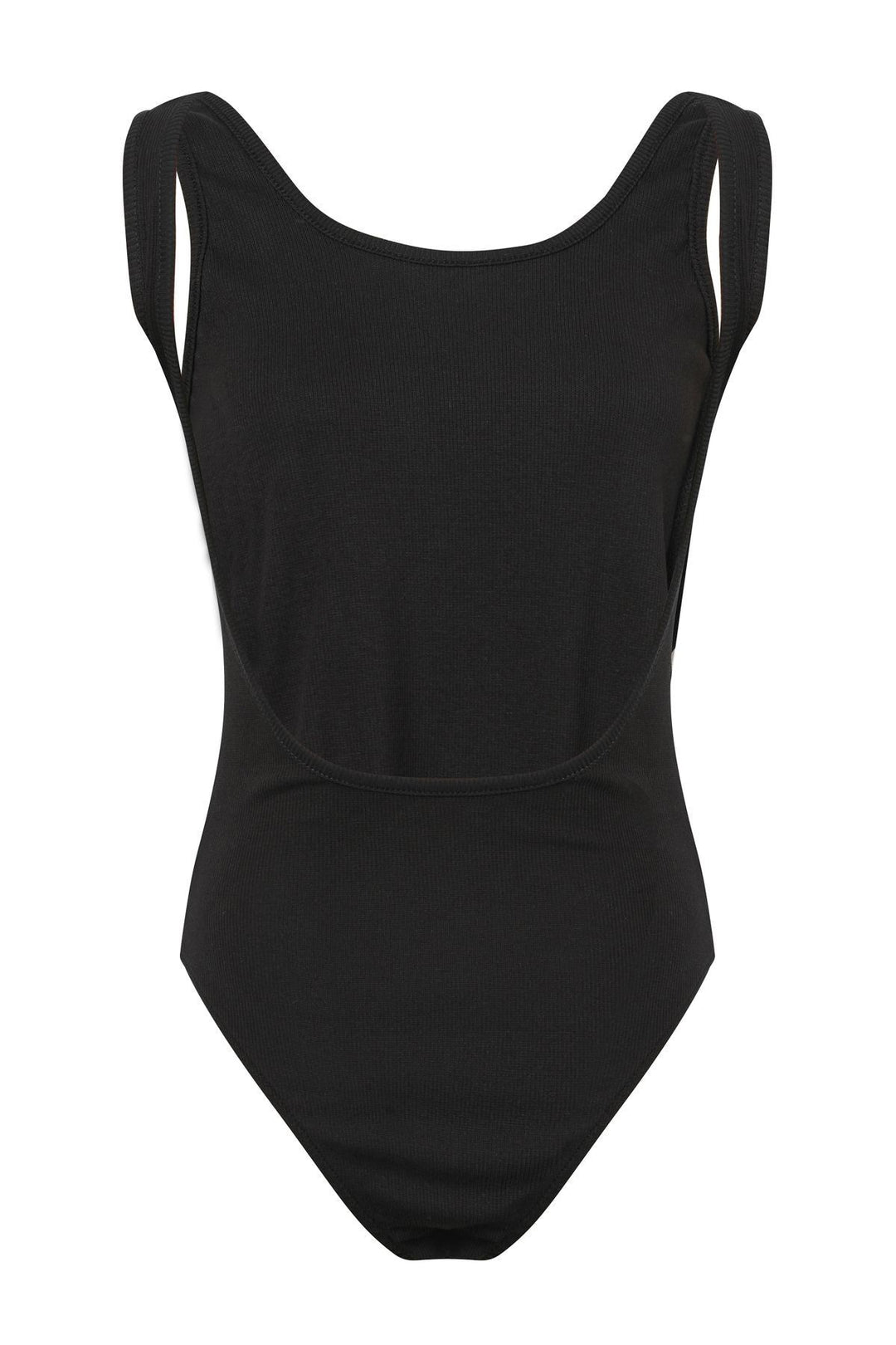 Low Back Strap Bodysuit Black
