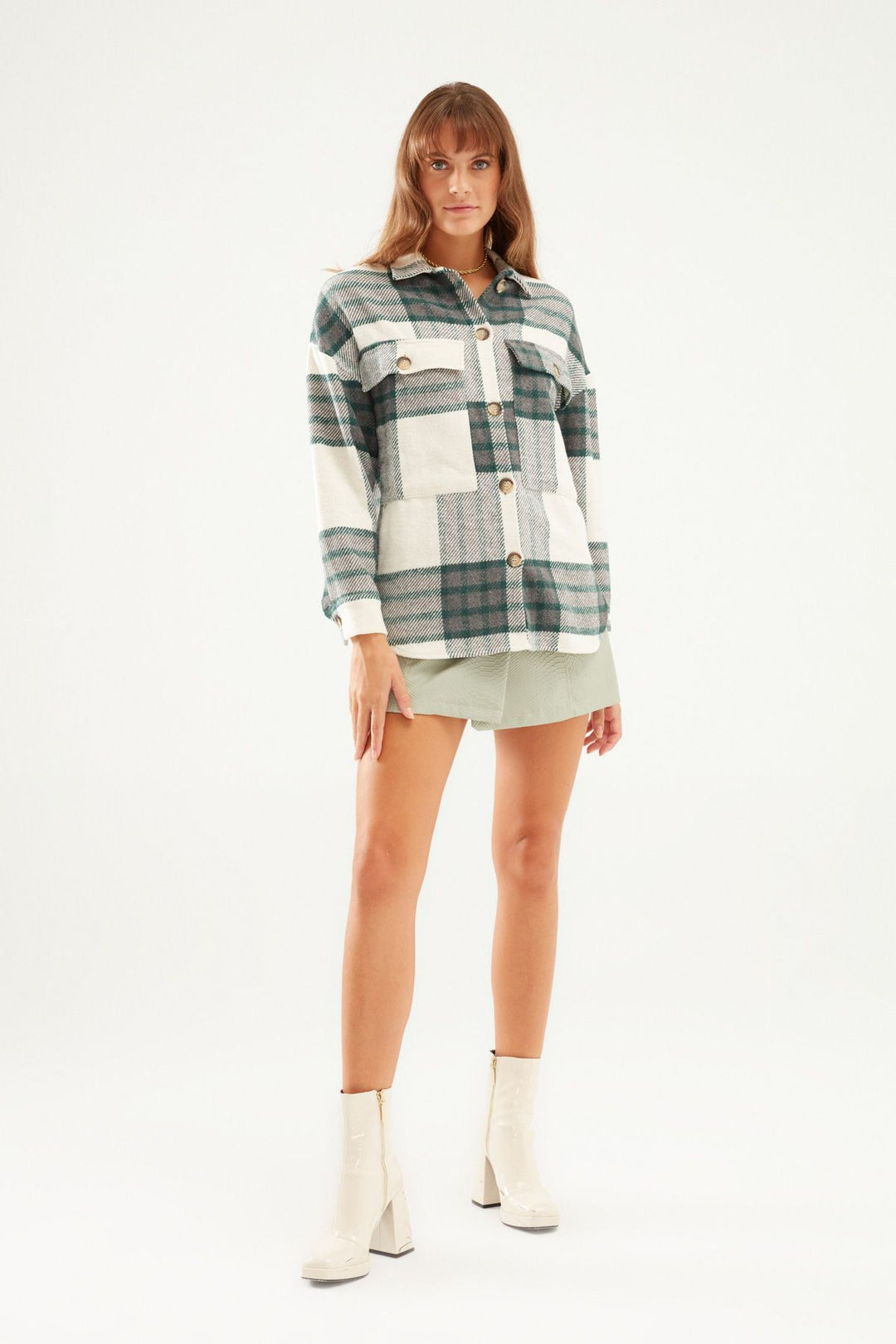 Pocket Lumberjack Shirt Green
