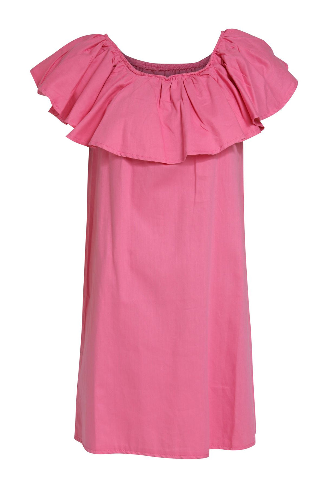 Ruffle Mini Dress Candy Pink