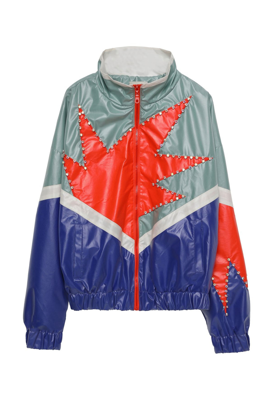 Stone Detailed Garnish Jacket Mint