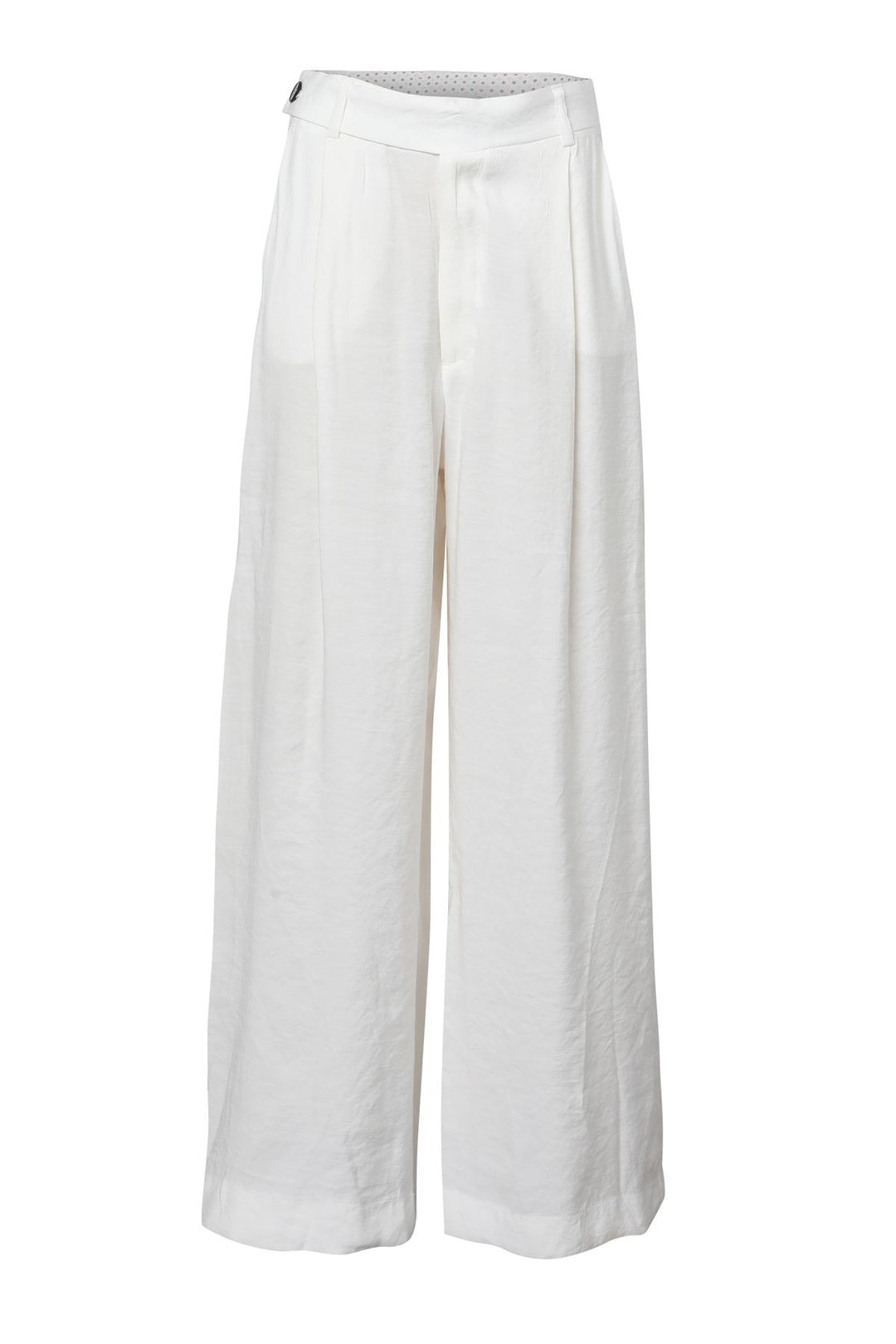 High Waist Palazzo Pants White