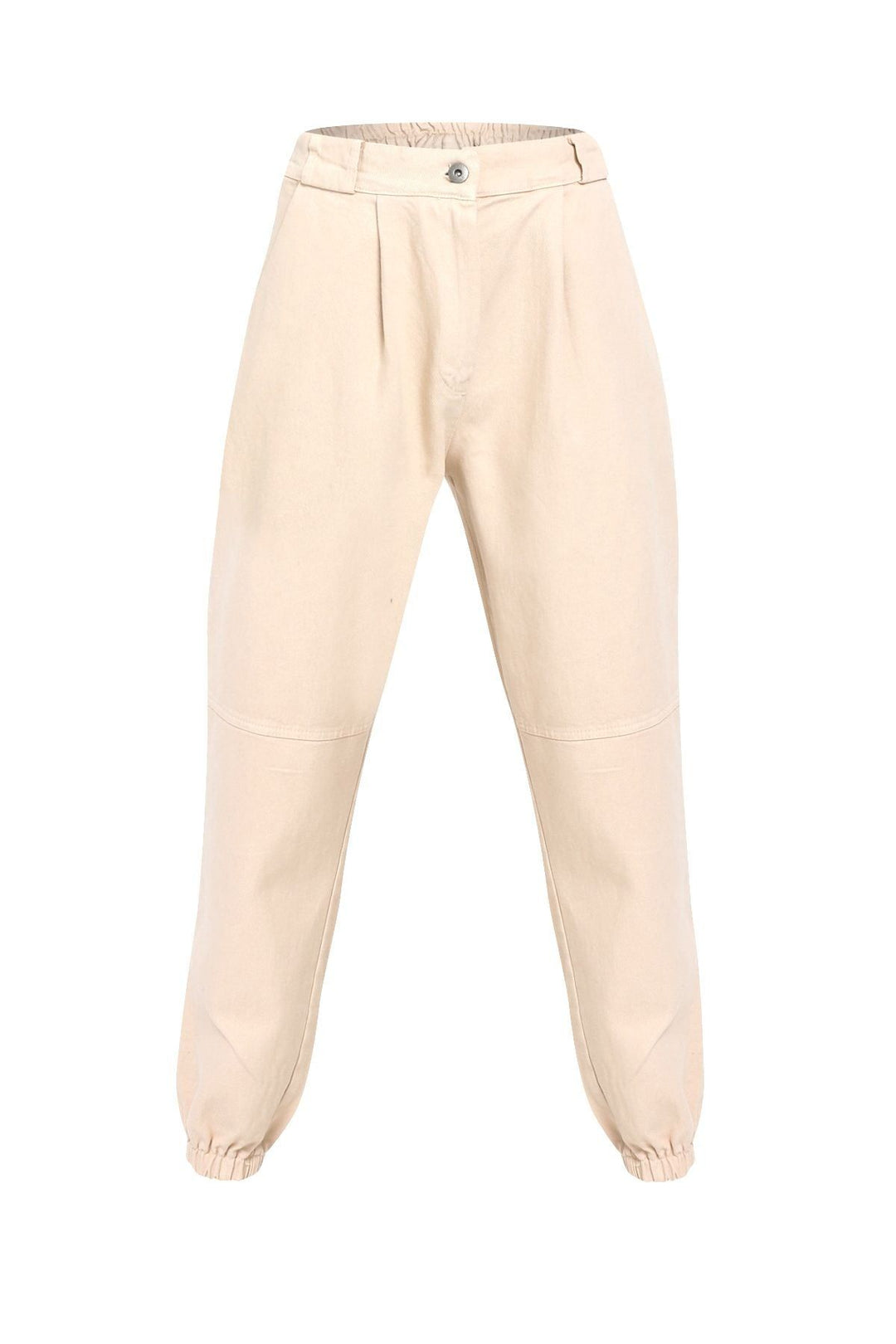 Gabardine Jogger Pants Natural