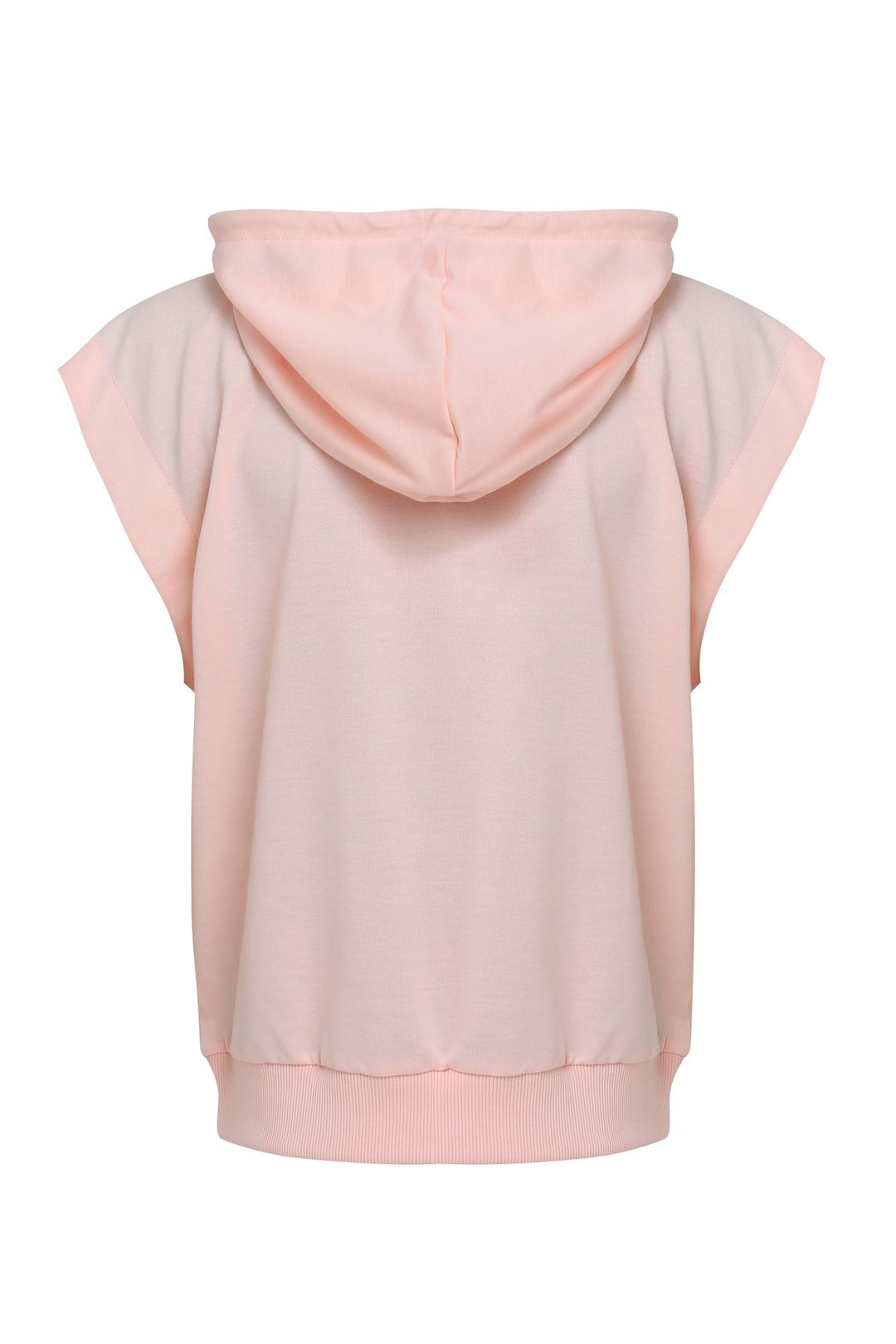 Kapüşonlu Kanguru Cepli Sweatshirt Pudra