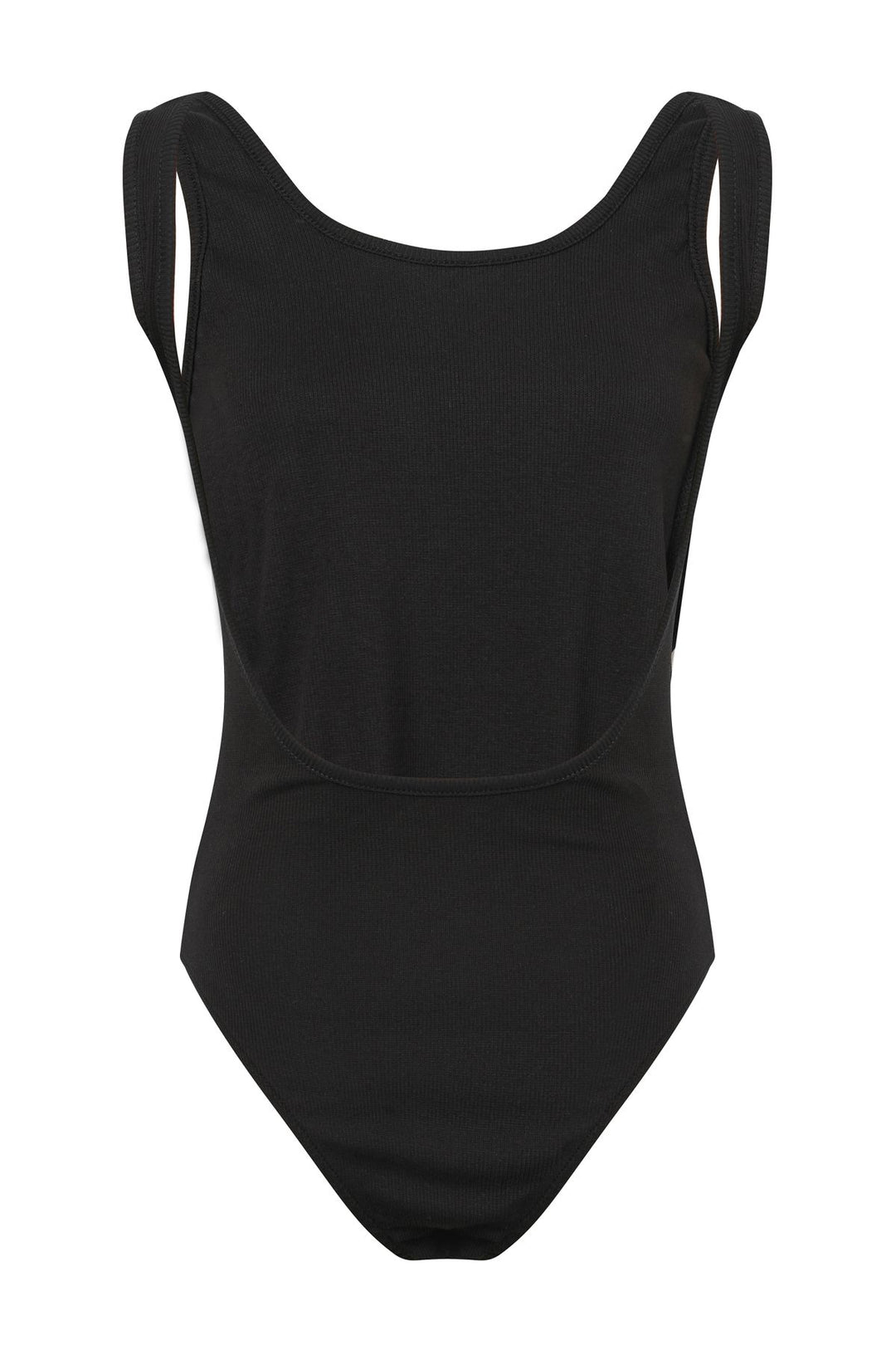 Low Back Strap Bodysuit Black