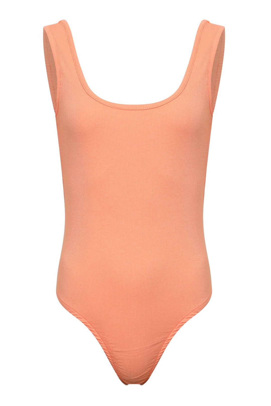 Low Back Strap Bodysuit Salmon