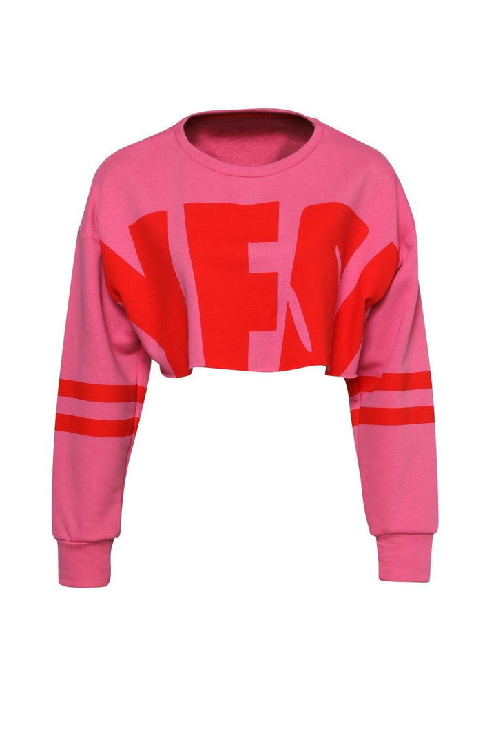 Printed Sweatshirt Pink